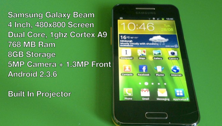 Samsung Galaxy Beam Review Coolsmartphone