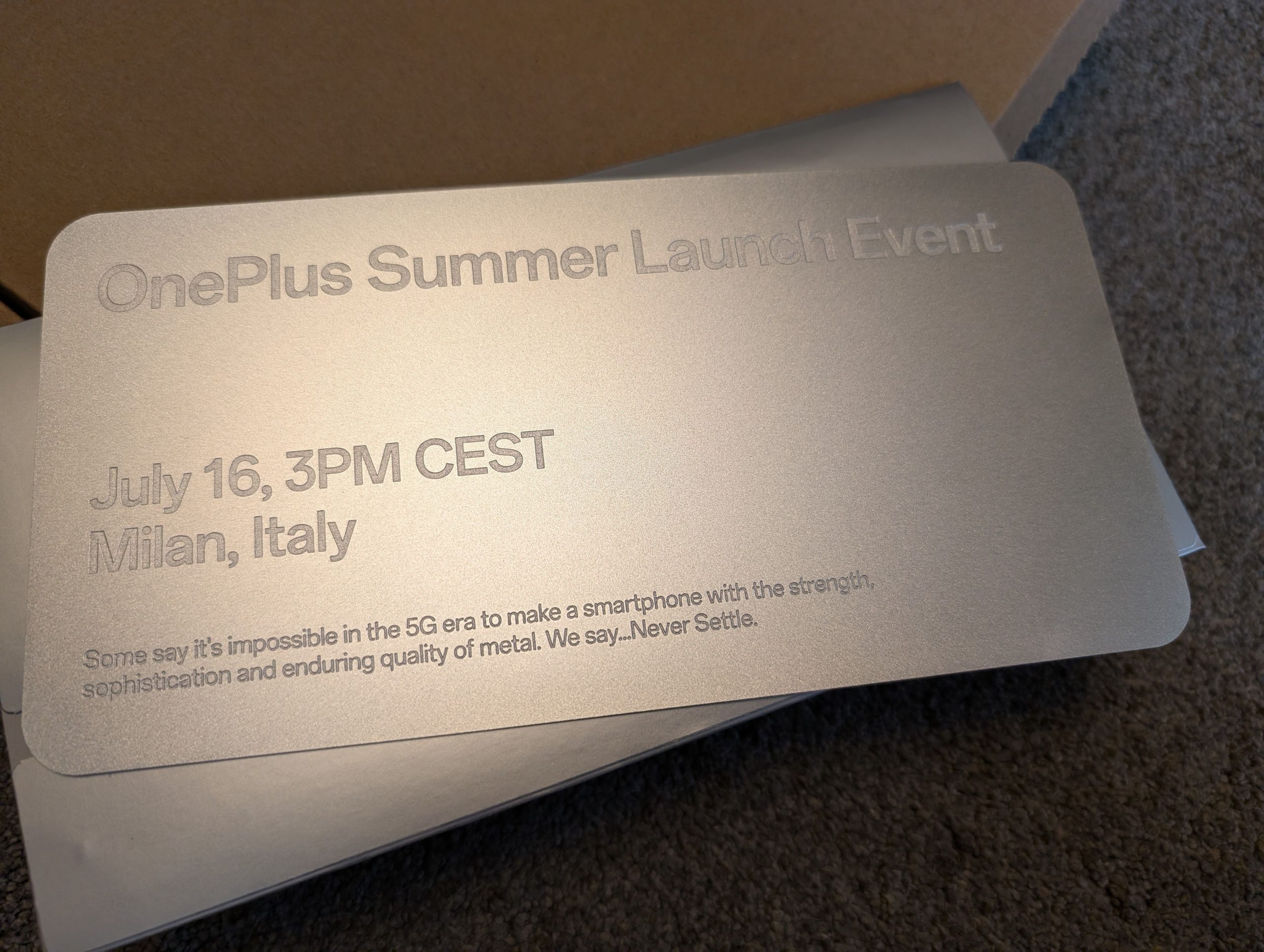OnePlus Invite to Summer event